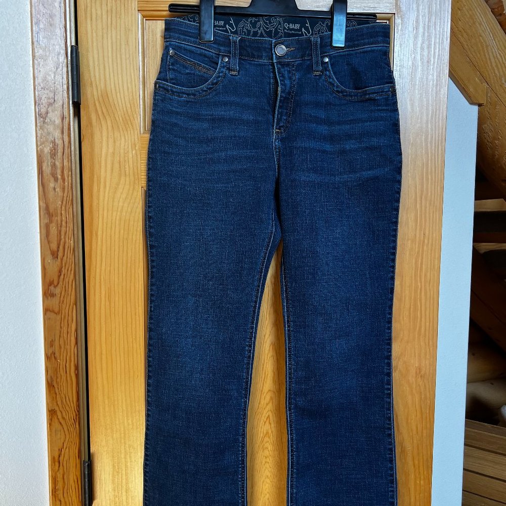 WOMEN'S WRANGLER® ULTIMATE RIDING JEAN Q-BABY IN TUFF BUCK Size 9/10 x 32